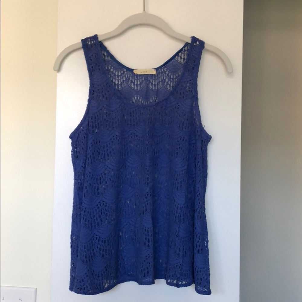 Blue tank top